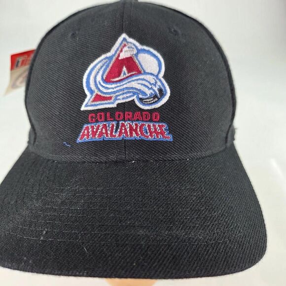 VTG Colorado Avalanche Hockey Twins Enterprise Wool Snapback Cap Hat - NWT - Picture 8 of 12